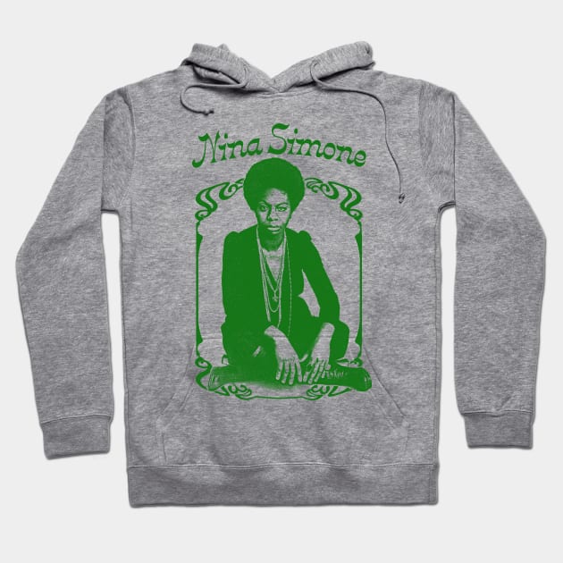 Nina Simone // Original Retro Fan Art Design Hoodie by DankFutura